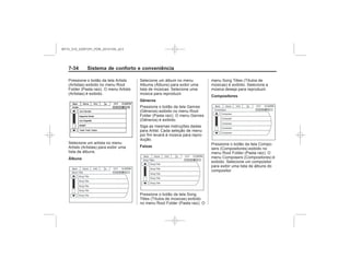 Black plate (42,1)Chevrolet S10 Owner's Manual (GMSA-Localizing-Brazil-8064898) - 2015 -
crc - 7/29/14
7- Sistema de conforto e conveniência
Álbuns
Gêneros
Faixas
Compositores
MY15_S10_52097291_POR_20141105_v0.5
 