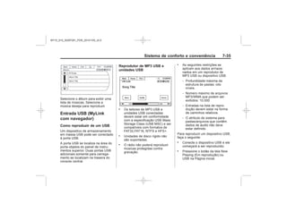 Black plate (43,1)Chevrolet S10 Owner's Manual (GMSA-Localizing-Brazil-8064898) - 2015 -
crc - 7/29/14
Sistema de conforto e conveniência 7-
Entrada USB (
)
Como reproduzir de um USB
Reprodutor de MP3 USB e
unidades USB
.
.
.
.
‐
‐
‐
‐
.
.
MY15_S10_52097291_POR_20141105_v0.5
 