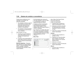 Black plate (46,1)Chevrolet S10 Owner's Manual (GMSA-Localizing-Brazil-8064898) - 2015 -
crc - 7/29/14
7- Sistema de conforto e conveniência
.
.
Músicas aleatórias:
Menu iPod
Listas de reprodução:
Artistas:
Álbuns:
MY15_S10_52097291_POR_20141105_v0.5
 