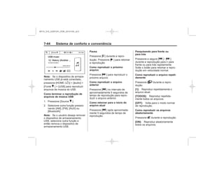 Black plate (52,1)Chevrolet S10 Owner's Manual (GMSA-Localizing-Brazil-8064898) - 2015 -
crc - 7/29/14
7- Sistema de conforto e conveniência
Nota:
F
R
Como terminar a reprodução de
arquivos de música USB
R
Nota:
Pausa
j
r
Como reproduzir o próximo
arquivo
d
Como reproduzir o arquivo
anterior
g
Como retornar para o início do
arquivo atual
g
Pesquisando para frente ou
para trás
g d
Como reproduzir o arquivo repeti-
damente
_
[1]:
[TODOS]:
[OFF]:
Como reproduzir os arquivos
aleatoriamente
u
[ON]:
MY15_S10_52097291_POR_20141105_v0.5
 