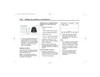 Black plate (56,1)Chevrolet S10 Owner's Manual (GMSA-Localizing-Brazil-8064898) - 2015 -
crc - 7/29/14
7- Sistema de conforto e conveniência
Sistema de fotos
Nota:
Antes de usar o sistema de fotos
Cuidados ao usar arquivos de
fotos
.
‐
‐
.
.
Como visualizar uma foto
Nota:
.
F
R
.
Rádio
AM/FM ( )
na página 7-18
MY15_S10_52097291_POR_20141105_v0.5
 