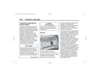 Black plate (30,1)Chevrolet S10 Owner's Manual (GMSA-Localizing-Brazil-8064898) - 2015 -
crc - 7/29/14
9-30 Condução e operação
Controle de descida de
declive (HDC)
{ Cuidado
Cuidado
(Continuação)
Ativação
5
5
5
MY15_S10_52097291_POR_20141105_v0.5
 