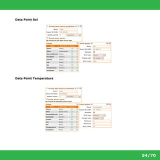 54/70 
Data Point Sol 
Data Point Temperatura 
 