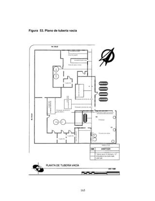 165
Figura 53. Plano de tubería vacía
 
