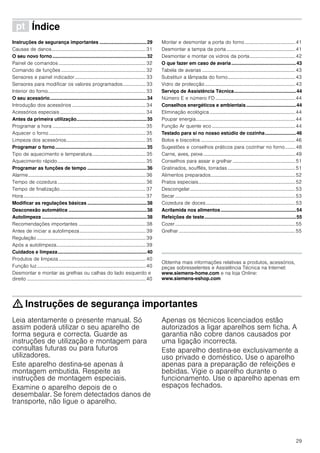 Manual siemens horno hb74ar521e