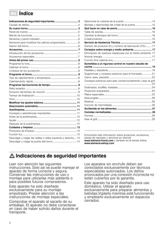 Manual siemens horno hb74as551e