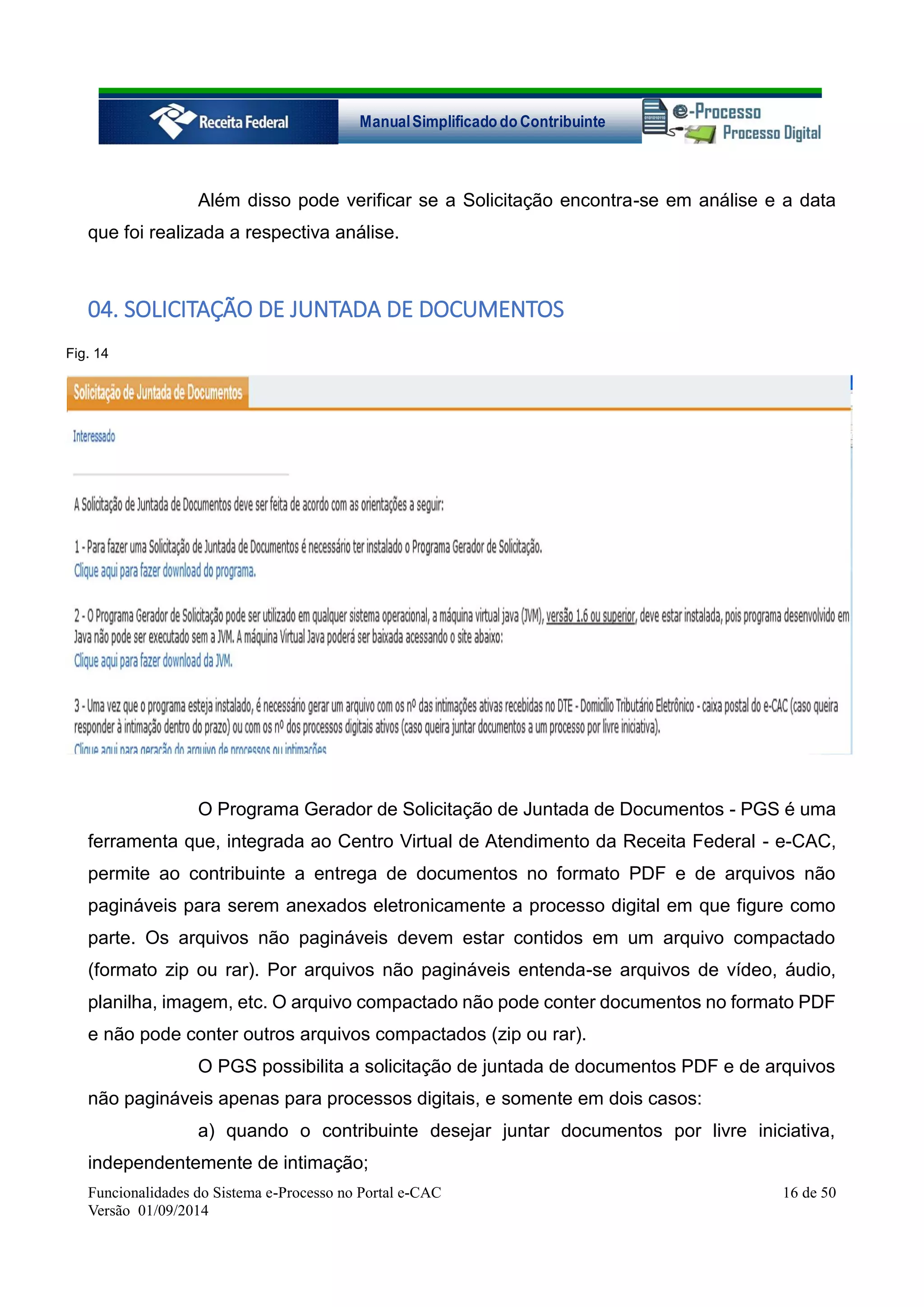 Ecac Software Manual simplificado do eProcesso no eCAC | PDF | Databases | Computer ...