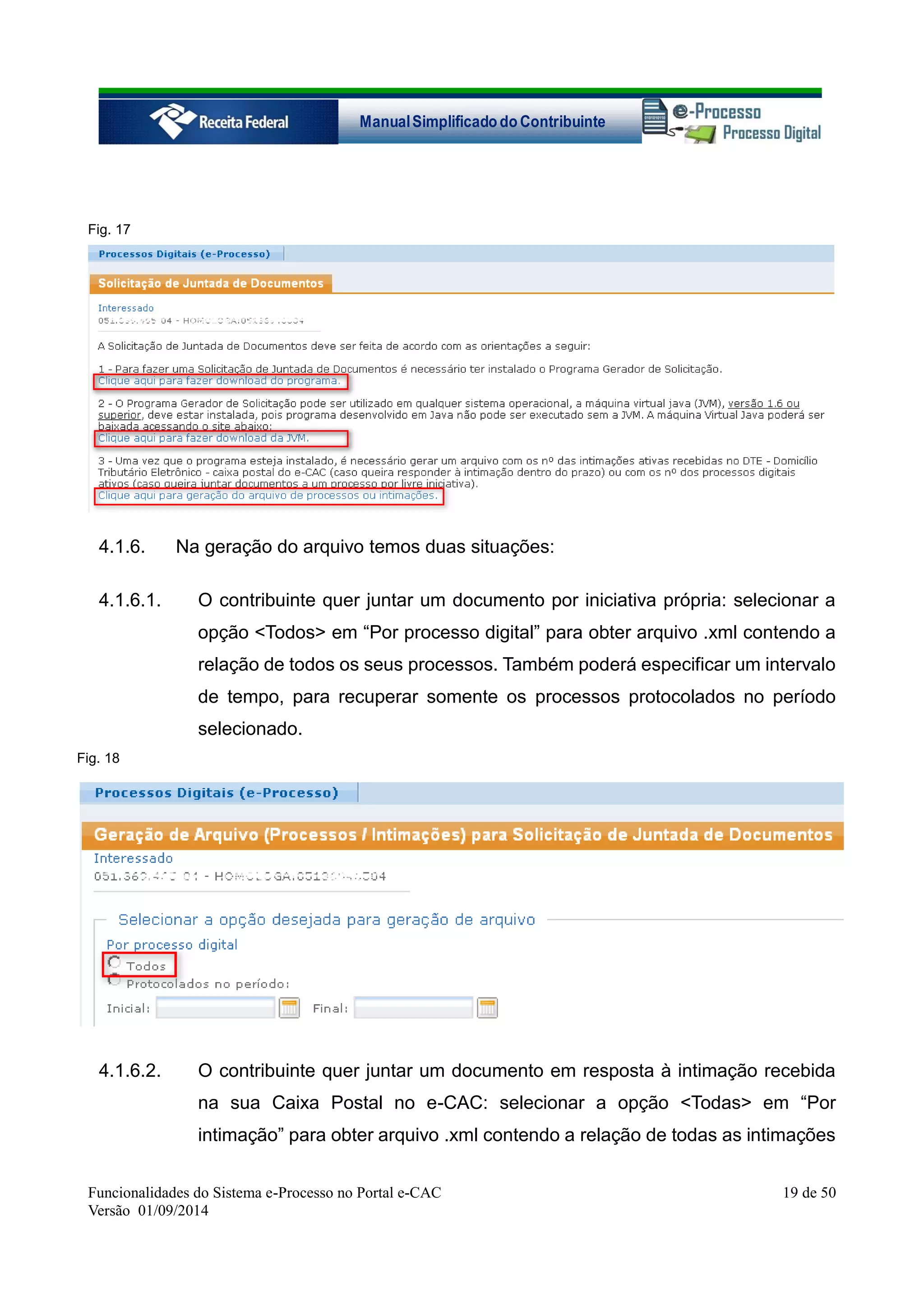 Ecac Software Manual simplificado do eProcesso no eCAC | PDF | Databases | Computer ...
