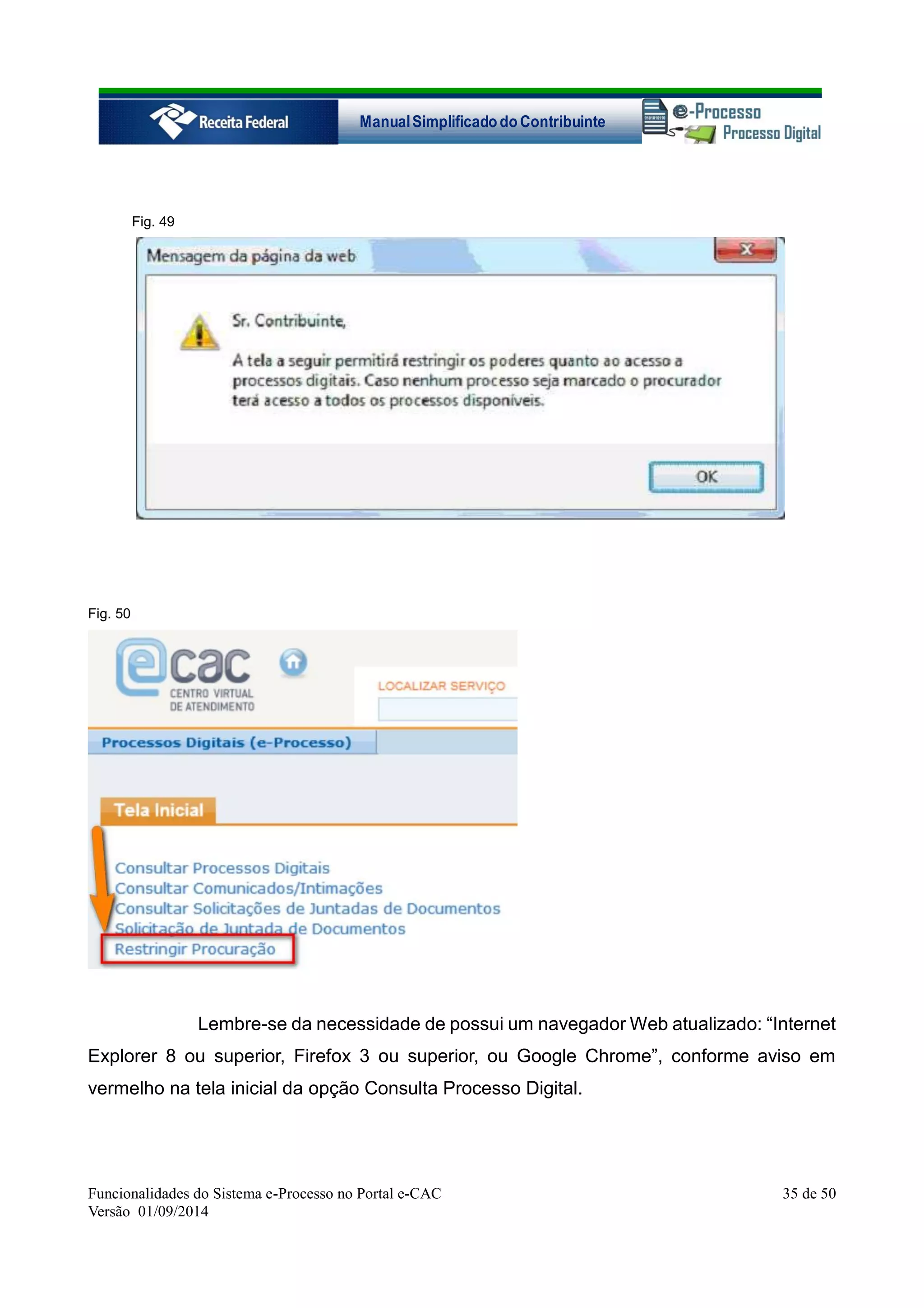 Ecac Software Manual simplificado do eProcesso no eCAC | PDF | Databases | Computer ...