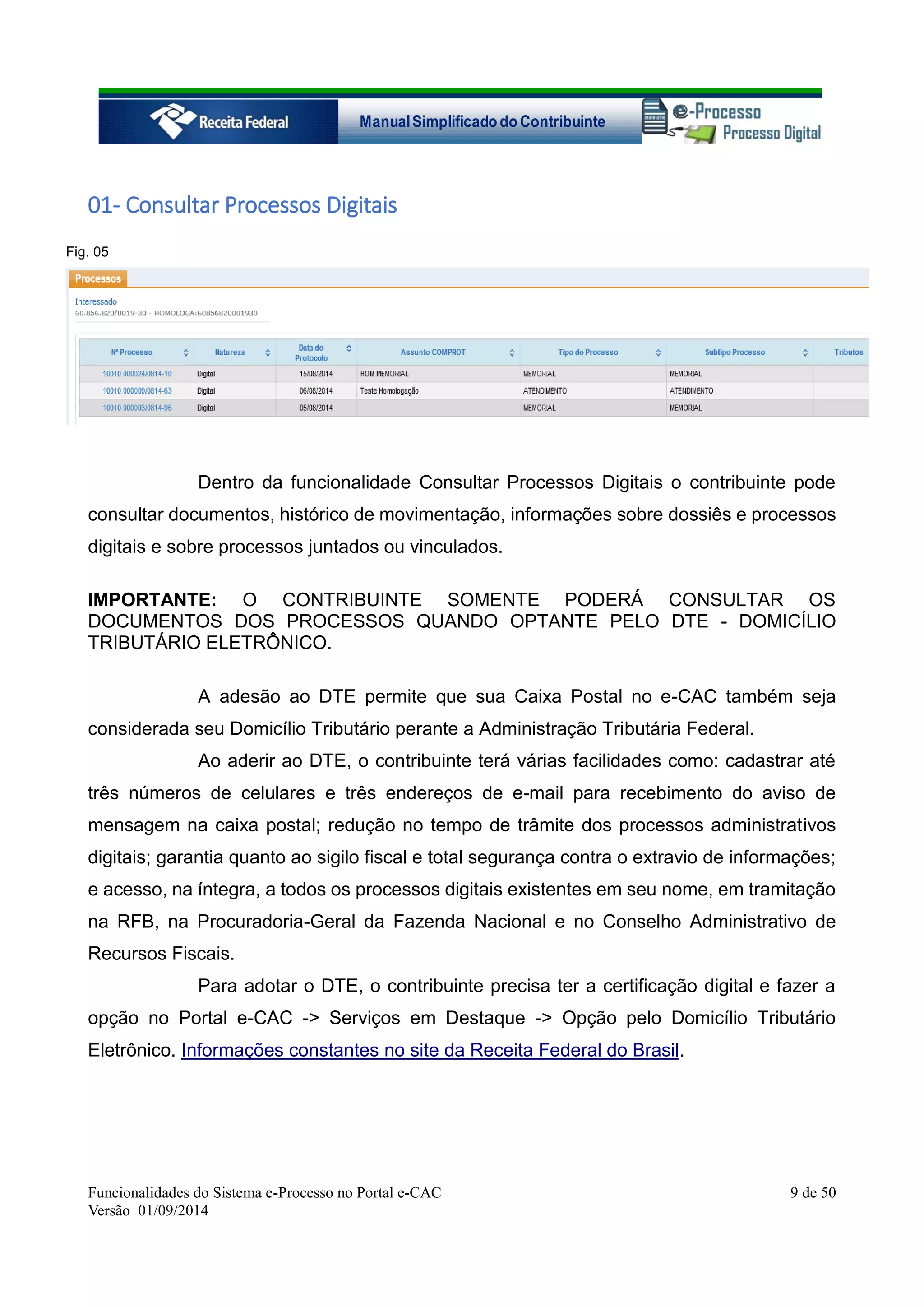 Ecac Software Manual simplificado do eProcesso no eCAC | PDF | Databases | Computer ...