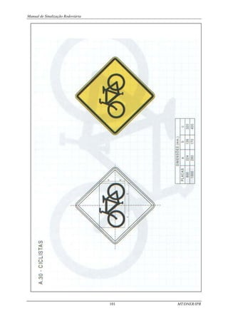 Manual de Sinalização Rodoviária
101 MT/DNER/IPR
 