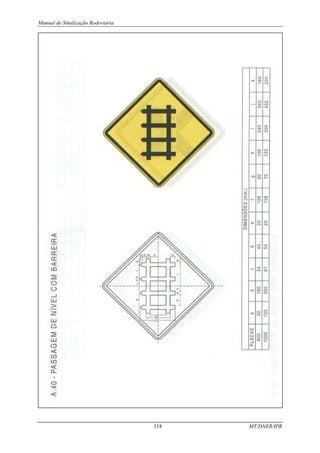 Manual de Sinalização Rodoviária
118 MT/DNER/IPR
 