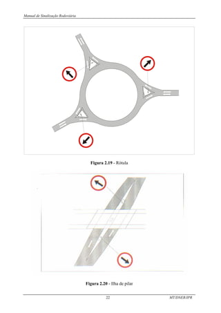Manual de Sinalização Rodoviária
22 MT/DNER/IPR
Figura 2.19 - Rótula
Figura 2.20 - Ilha de pilar
 
