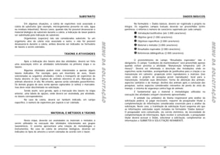 SUBSTRATO                                                                                        DADOS BÁSICOS

         Em algumas situações, a coleta de espécimes está associada a                                          No formulário > Dados básicos, deverá ser registrado o projeto na
coleta de substratos (por exemplo, microrganismos presente no solo, água                              íntegra. Os seguintes campos textuais deverão ser preenchidos (entre
ou resíduos industriais). Nesses casos, quando não for possível desassociar o                         parêntese, é informa o número de caracteres suportado por cada campo):
material biológico do substrato durante a coleta, a indicação do táxon poderá                                     Introdução/Justificativa (até 3.000 caracteres);
ser substituída pela indicação do substrato.
                                                                                                                  Objetivo geral (1.000 caracteres);
         Organismos (espécies) não são considerados substrato. Se um
organismo alvo da coleta esta associado a outro, e não for possível                                               Objetivos específicos (2.000 caracteres);




                                                                                MENU DA SOLICITAÇÃO




                                                                                                                                                                                     MENU DA SOLICITAÇÃO
                                                                                MENU DA SOLICITAÇÃO




                                                                                                                                                                                     MENU DA SOLICITAÇÃO
                                                                                MENU DA SOLICITAÇÃO




                                                                                                                                                                                     MENU DA SOLICITAÇÃO
desassociá-lo durante a coleta, ambos deverão ser indicados no formulário                                         Material e métodos (3.000 caracteres);
de táxons a serem coletados.
                                                                                                                  Resultados esperados (2.000 caracteres);

                                               TÁXONS X ATIVIDADES                                                Referências bibliográficas (2.000 caracteres).

                                                                                                                O preenchimento do campo “Resultados esperados” não é
         Após a indicação dos táxons alvo das atividades, deverá ser feita
                                                                                                      obrigatório. O campo “Condições do mantenodouro” será preenchido apenas
uma associação entre as atividades selecionadas na primeira etapa e os
                                                                                                      quando estiver prevista a atividade “Manutenção temporária (até 24
táxons.
                                                                                                      meses)”. Deverá ser informada a descrição das instalações onde os
         Algumas atividades podem estar relacionadas a apenas alguns                                  espécimes serão mantidos, acompanhada de justificativa para a criação e ou
táxons indicados. Por exemplo, para um inventário de aves, foram                                      manutenção em cativeiro; proporção entre reprodutores e matrizes (nos
selecionadas as seguintes atividades: Coleta e transporte de espécimes da                             casos onde o projeto de pesquisa prevê reprodução); local para a
fauna silvestre in situ; Captura de animais silvestres in situ; Marcação de                           manutenção, incluindo suas dimensões; forma de obtenção dos animais;
animais silvestres in situ. No entanto, apenas serão coletados passeriformes.                         aspectos sanitários e de manejo; destino dos animais após a conclusão das
Os demais grupos de aves serão apenas capturados (e soltos) e marcados.                               pesquisas; outros aspectos considerados relevantes do ponto de vista do
Isso deve estar discriminado na solicitação.                                                          manejo; e sistema de segurança contra fuga de animais.
         Sendo assim, será gerada, após a marcação dos táxons na etapa                                          É fundamental que o material e metodologias utilizadas na
anterior, uma tabela de opções, onde deverá ser assinalada, por atividade,                            execução das atividades estejam claramente apresentados.
os táxons correspondentes.
                                                                                                                A unidade (ou unidades) do Ibama responsável pela análise da
         No caso de coleta, deverá ser também indicado, em campo                                      solicitação poderá, se julgar necessário, requerer do pesquisador titular a
específico, o número de espécimes por espécie a ser coletado.                                         complementação de informações consideradas essenciais para a análise da
                                                                                                      solicitação. Neste caso, a tramitação da solicitação ficará suspensa até que
                                                                                                      as informações solicitadas sejam incluídas no formulário “Dados básicos”.
                                  MATERIAL E MÉTODOS X TÁXONS                                         O pesquisador será comunicado, via correio eletrônico, da necessidade de
                                                                                                      complementação de informações. Após receber o comunicado, o pesquisador
                                                                                                      titular deverá acessar o Sisbio, selecionar a solicitação, complementar as
         Nesta etapa, deverão ser assinalados os materiais e métodos a                                informações e SUBMETER A SOLICITAÇÃO NOVAMENTE.
serem utilizados na execução das atividades relacionadas aos grupos
taxonômicos. O sistema apresentará uma relação de metodologias e
instrumentos. No caso de coleta de amostras biológicas, deverão ser
indicados os tipos de amostra a serem coletadas de acordo com o táxon.




                                     48                                                                                                    49
 