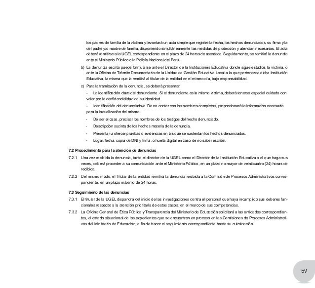 Manual sobre régimen disciplinario para directores de 