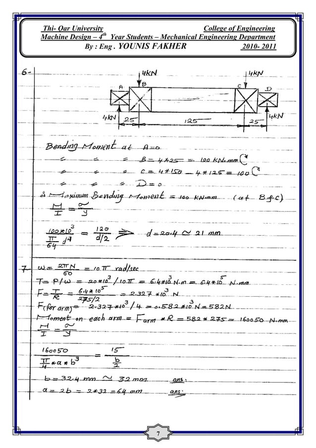 Solutions For Machine Design By KHURMI And GUPTA PDF