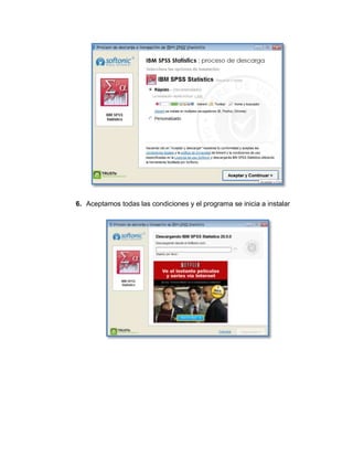 6. Aceptamos todas las condiciones y el programa se inicia a instalar
 