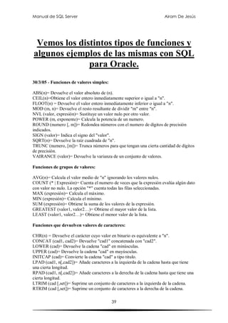 Manual sql | PDF