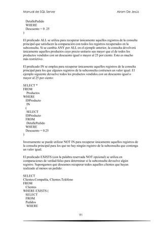 Manual sql | PDF