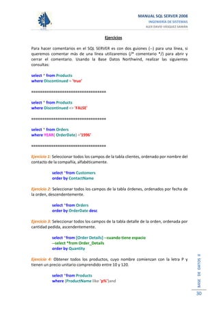 Manual sqlserver2008 final | PDF