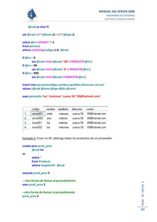 Manual sqlserver2008 final | PDF