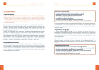 MANUAL ˗˘ʵ˘ˠ϶ʸ˦˧˔˥ʴˡ˜ˠ˔˟ SUÍNOS
86 87
Alojamentos
ʴ˦ˣ˘˖˧ˢ˦˚˘˥˔˜˦
˂ʷ˘˖˥˘˧ˢʠʿ˘˜ˡʡ̌ʤʦʨʢʥʣʣʦʟ˗˘ʥʫ˗˘ʽ˨ˡ˛ˢʟ˘˦˧˔˕˘˟˘˖˘ʟˡˢ˦˘˨ʴˡ˘˫ˢʟ˔˦˦˘˚˨˜ˡ˧˘˦˥˘˚˥˔˦ʭ
˂˦˔˟ˢ˝˔ˠ˘ˡ˧ˢ˦˗ˢ˦˦˨̿ˡˢ˦˗˘˩˘ˠ˦˘˥˖ˢˡ˦˧˥˨̿˗ˢ˦˗˘ˠˢ˗ˢ˔ˣ˘˥ˠ˜˧˜˥ˤ˨˘˖˔˗˔˔ˡ˜ˠ˔˟ʭ
˔ʜ ˧˘ˡ˛˔ ˔˖˘˦˦ˢ ˔ ˨ˠ˔ ̳˥˘˔ ˗˘ ˥˘ˣˢ˨˦ˢ ˙̿˦˜˖˔ ˘ ˧˘˥ˠ˜˖˔ˠ˘ˡ˧˘ ˖ˢˡ˙ˢ˥˧̳˩˘˟ʟ
˔˗˘ˤ˨˔˗˔ˠ˘ˡ˧˘˗˥˘ˡ˔˗˔˘˟˜ˠˣ˔ʟˤ˨˘ˣ˘˥ˠ˜˧˔ˤ˨˘˘˟˘˥˘ˣˢ˨˦˘˘˦˘˗˘˜˧˘˘ʟ˔˜ˡ˗˔ʟ
ˤ˨˘˧ˢ˗ˢ˦ˢ˦˔ˡ˜ˠ˔˜˦˦˘˗˘˜˧˘ˠ˦˜ˠ˨˟˧˔ˡ˘˔ˠ˘ˡ˧˘ʮ
˕ʜˉ˘˝˔ˢ˨˧˥ˢ˦˔ˡ˜ˠ˔˜˦ʡ
Os alojamentos e respectivas estruturas devem ser projectados, construídos e
regularmente inspeccionados de modo a reduzir os riscos de ocorrência de ferimentos,
doenças e stress nos animais. As instalações devem, ainda, promover a segurança dos
˧˥˔˧˔˗ˢ˥˘˦ʟ ˗ˢ˦ ˔ˡ˜ˠ˔˜˦ ˘ ˦˨˔ ˠˢ˩˜ˠ˘ˡ˧˔̵̹ˢʟ ˕˘ˠ ˖ˢˠˢ ˔ ˘Ё˖̳˖˜˔ ˗ˢ ˠ˔ˡ˘˜ˢ ˗ˢ˦
animais e facilitar o mesmo.
˄˨˔ˡ˗ˢ ˦̵ˢ ˖ˢˡ˦˧˥˨̿˗ˢ˦ ˡˢ˩ˢ˦ ˘˗˜˙̿˖˜ˢ˦ ˢ˨ ˠˢ˗˜Ё˖˔˗ˢ˦ ˘˗˜˙̿˖˜ˢ˦ ˘˫˜˦˧˘ˡ˧˘˦ʟ ˗˘˩˘ ˦˘˥
procurado aconselhamento técnico relativamente ao Bem-Estar dos animais a alojar.
Projectos bem elaborados e implementados, aliados ao correcto maneio dos animais,
são passos essenciais para se atingirem bons indicadores de saúde e Bem-Estar Animal
Alguns edifícios, mais especializados, utilizam equipamento mecânico e eléctrico
complexo que necessitam de técnicas e formação adequadas, e podem exigir formação
para garantir que os requisitos de produção e Bem-Estar sejam cumpridos.
˃˔˥ˤ˨˘˦˗˘ʼ˦ˢ˟˔ˠ˘ˡ˧ˢ
A existência de um parque ou área à parte onde animais doentes ou fracos, ou que
exibam comportamentos anormais, possam ser devidamente isolados para tratamento
e monitorização é obrigatória. Alguns animais poderão mesmo ter que ser mantidos
sozinhos. Estes espaços de isolamento devem proporcionar todas as comodidades aos
animais instalados (ex: mais material de cama, tipos alternativos de pavimento, água
sempre disponível e alimentação)
ʼˡ˗˜˖˔˗ˢ˥˘˦˗˘ʵ˘ˠʠʸ˦˧˔˥ʭ
ϥʴ˟˧˘˥˔̵̹ˢˡ˔˔ˣ˔˥̼ˡ˖˜˔˙̿˦˜˖˔˗ˢ˦˔ˡ˜ˠ˔˜˦ʛ˟˘˦͇˘˦ʟ˙˘˥˜˗˔˦ʜʡ
ϥʴ˟˧˘˥˔̹͇˘˦ˡˢ˖ˢˠˣˢ˥˧˔ˠ˘ˡ˧ˢʛ˔˚˥˘˦˦˜˩˜˗˔˗˘ʮ˟ˢ˖ˢˠˢ̵̹ˢʜʡ
ϥʴ˟˧˘˥˔̹͇˘˦ˡˢˣ˘˦ˢ˘ˡ˔˖ˢˡ˗˜̵̹ˢ˖ˢ˥ˣˢ˥˔˟˗ˢ˦˔ˡ˜ˠ˔˜˦ʡ
ϥʼˡ˧˘˥˔˖̵̹ˢ˔ˡ˜ˠ˔˟ʢ˧˥˔˧˔˗ˢ˥ʟˡ˘˚˔˧˜˩˔ʡ
ϥʴ˟˧˘˥˔̹͇˘˦ˡ˔˘Ё˖˜̼ˡ˖˜˔˥˘ˣ˥ˢ˗˨˧˜˩˔ʡ
ϥʴ˨ˠ˘ˡ˧ˢ˗˔ˣ˘˥˖˘ˡ˧˔˚˘ˠ˗˘˔ˡ˜ˠ˔˜˦˖ˢˠ˖˟˔˨˗˜˖˔̹͇˘˦ʡ
ϥʴ˨ˠ˘ˡ˧ˢ˗˔˦˧˔˫˔˦˗˘ˠˢ˥˕˜˟˜˗˔˗˘ʟˠˢ˥˧˔˟˜˗˔˗˘˘ˢ˖˖˜˦̵ˢ˗˘˘ˠ˘˥˚̼ˡ˖˜˔ʡ
Os suínos são animais sociais, que preferem viver em grupos; por esta razão recomenda-
se que todos os suínos, e em particular as porcas e marrãs prenhas, sejam alojados
˘ˠ ˚˥˨ˣˢʟ ˖ˢˠ ˘˦ˣ˔̹ˢ ˦˨Ё˖˜˘ˡ˧˘ ˣ˔˥˔ ˗˘˦˘ˡ˩ˢ˟˩˘˥˘ˠ ˢ ˦˘˨ ˥˘ˣˢ˥˧ͅ˥˜ˢ ˡ˔˧˨˥˔˟ ˗˘
comportamentos.
ʴ˟ˢ˝˔ˠ˘ˡ˧ˢ˘ˠ˚˥˨ˣˢ
O espaço disponível pode interagir com um conjunto de factores tais como a
temperatura, humidade, tipo de pavimento e sistema de alimentação. Os alojamentos
˗˘˩˘ˠˣ˥ˢˣˢ˥˖˜ˢˡ˔˥˘˦ˣ˔̹ˢ˦˨Ё˖˜˘ˡ˧˘ˣ˔˥˔ˢ˦˔ˡ˜ˠ˔˜˦˧˘˥˘ˠ˔˖˘˦˦ˢ˙̳˖˜˟˔˕˘˕˘˗ˢ˨˥ˢ˦
e comedouros, separarem as áreas de descanso das áreas de alimentação e evitarem
animais agressivos.
Se os animais demonstrarem comportamentos anormalmente agressivos, devem ser
tomadas medidas correctivas tais como o aumento da área disponível/animal e a
instalação de barreiras de protecção para animais em fuga ou que queiram estar mais
isolados.
ʼˡ˗˜˖˔˗ˢ˥˘˦˗˘ʵ˘ˠʠʸ˦˧˔˥ʭ
ϥ˅˘˗˨̵̹ˢʢ˔˟˧˘˥˔̹͇˘˦ˡˢˣ˘˦ˢ˘ˡ˔˖ˢˡ˗˜̵̹ˢ˖ˢ˥ˣˢ˥˔˟˗ˢ˦˔ˡ˜ˠ˔˜˦ʡ
ϥʴ˨ˠ˘ˡ˧ˢ˗˘˖ˢˠˣˢ˥˧˔ˠ˘ˡ˧ˢ˦˔˚˥˘˦˦˜˩ˢ˦˘˔ˡˢ˥ˠ˔˜˦ʛ˘˫ʭˠˢ˥˗˘˗˨˥˔˗˘˖˔˨˗˔ʜʡ
ϥʴ˨ˠ˘ˡ˧ˢ˗˔ˣ˘˥˖˘ˡ˧˔˚˘ˠ˗˘˔ˡ˜ˠ˔˜˦˖ˢˠ˟˘˦͇˘˦ʢ˙˘˥˜˗˔˦ʡ
ϥʴ˨ˠ˘ˡ˧ˢ˗˔˦˧˔˫˔˦˗˘ˠˢ˥˕˜˟˜˗˔˗˘ʟˠˢ˥˧˔˟˜˗˔˗˘˘ˢ˖˖˜˦̵ˢ˗˘˘ˠ˘˥˚̼ˡ˖˜˔ʡ
ϥʴ˟˧˘˥˔̵̹ˢˡ˔˔ˣ˔˥̼ˡ˖˜˔˙̿˦˜˖˔˗ˢ˦˔ˡ˜ˠ˔˜˦
ʛ˘˫˖˘˦˦˜˩˔ˣ˥˘˦˘ˡ̹˔˗˘˙˘˭˘˦ˡ˔ˣ˘˟˘˗ˢ˦˔ˡ˜ˠ˔˜˦ʜʡ
 