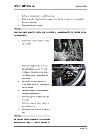 Manual de taller en CD Aprilia Sportcity 250 ie 