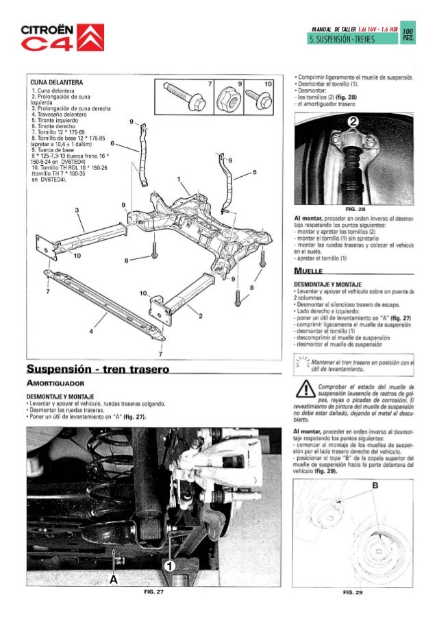 Manual De Taller Citroen C2 Hdi