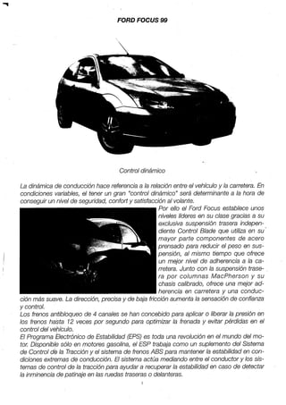 Manual taller Ford Focus MK1 (1999) PDF