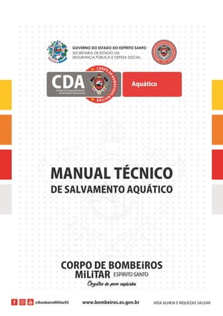 1 SUMÁRIO
CBMES – Manual Técnico de Salvamento Aquático
 