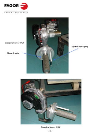 Complete blower HGV
                                            Ignition spark plug


  Flame detector




                      Complete blower HGV
                             - 13 -
 