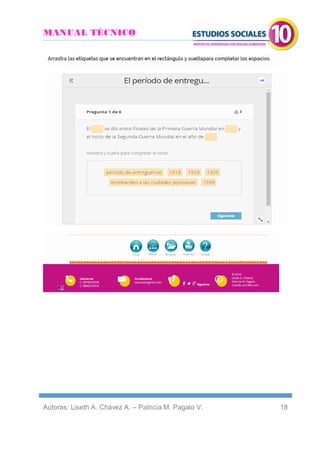 MANUAL TÉCNICO
Autoras: Liseth A. Chávez A. – Patricia M. Pagalo V. 18
 