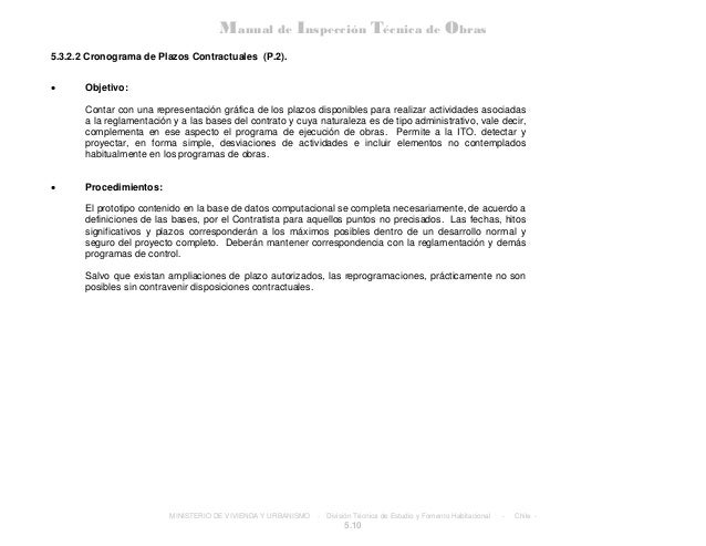 Manual tecnico de obras