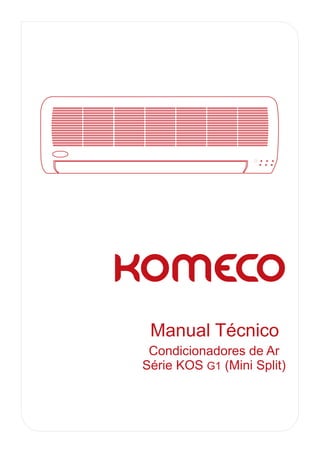 Manual Técnico
 Condicionadores de Ar
Série KOS G1 (Mini Split)
 