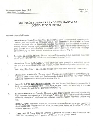 Manual tecnico super nintendo