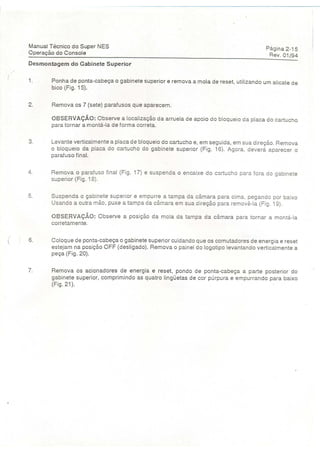 Manual tecnico super nintendo