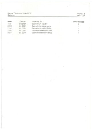 Manual tecnico super nintendo