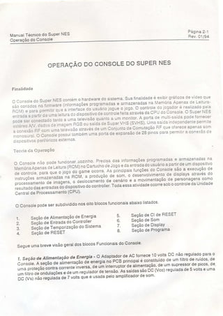 Manual tecnico super nintendo
