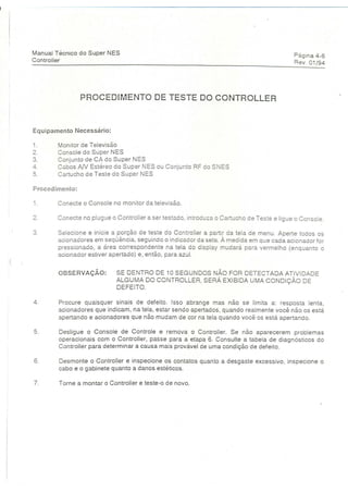 Manual tecnico super nintendo