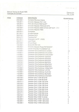 Manual tecnico super nintendo