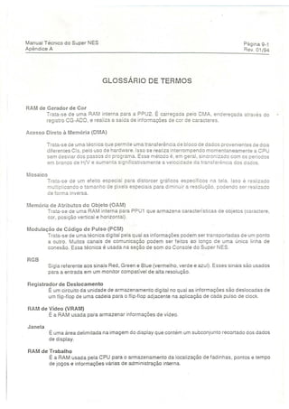 Manual tecnico super nintendo