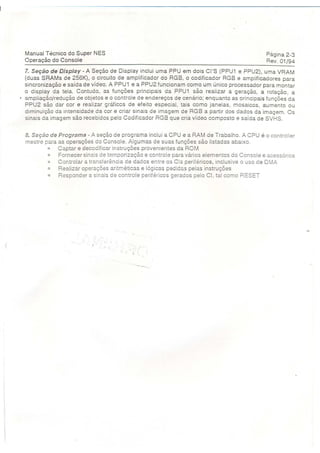 Manual tecnico super nintendo