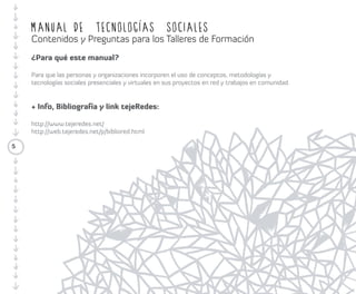 ¿Cuáles son los resultados 
a través de tejeRedes? 
Fortalecer 3 tipos de 
agentes de cambio 
Apropiar 5 elementos de la innovación abierta 
Productividad / Calidad / Compromiso 
Diversidad / Conocimiento 
Estimular 4 
CO en la cultura 
 