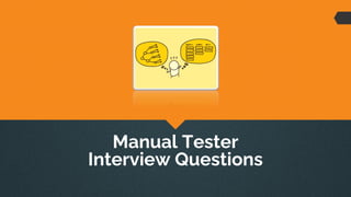 Manual Tester
Interview Questions
 