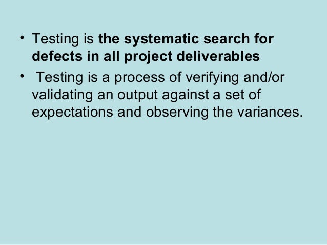 testing concepts