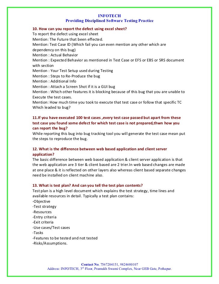 manual testing interview questions