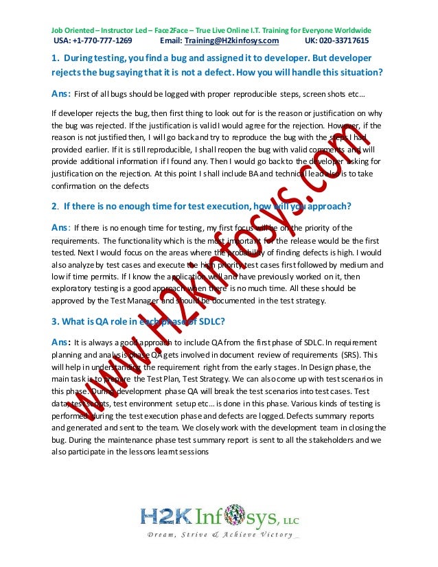situational testing interview questions