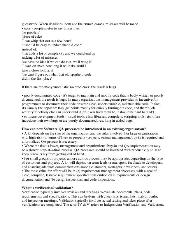 Manual testing interview questions and answers