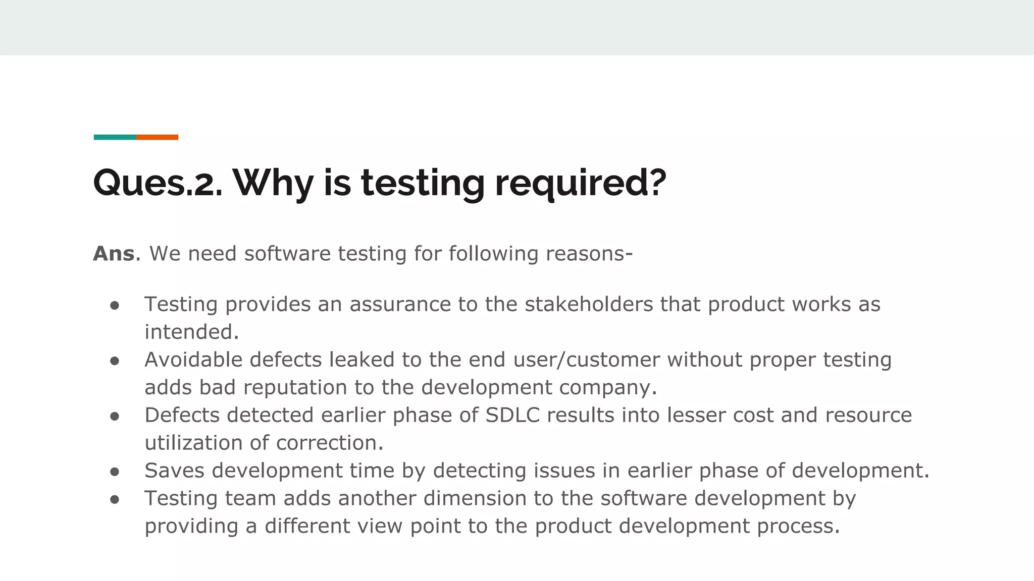 Manual testing interview questions and answers | PPTX