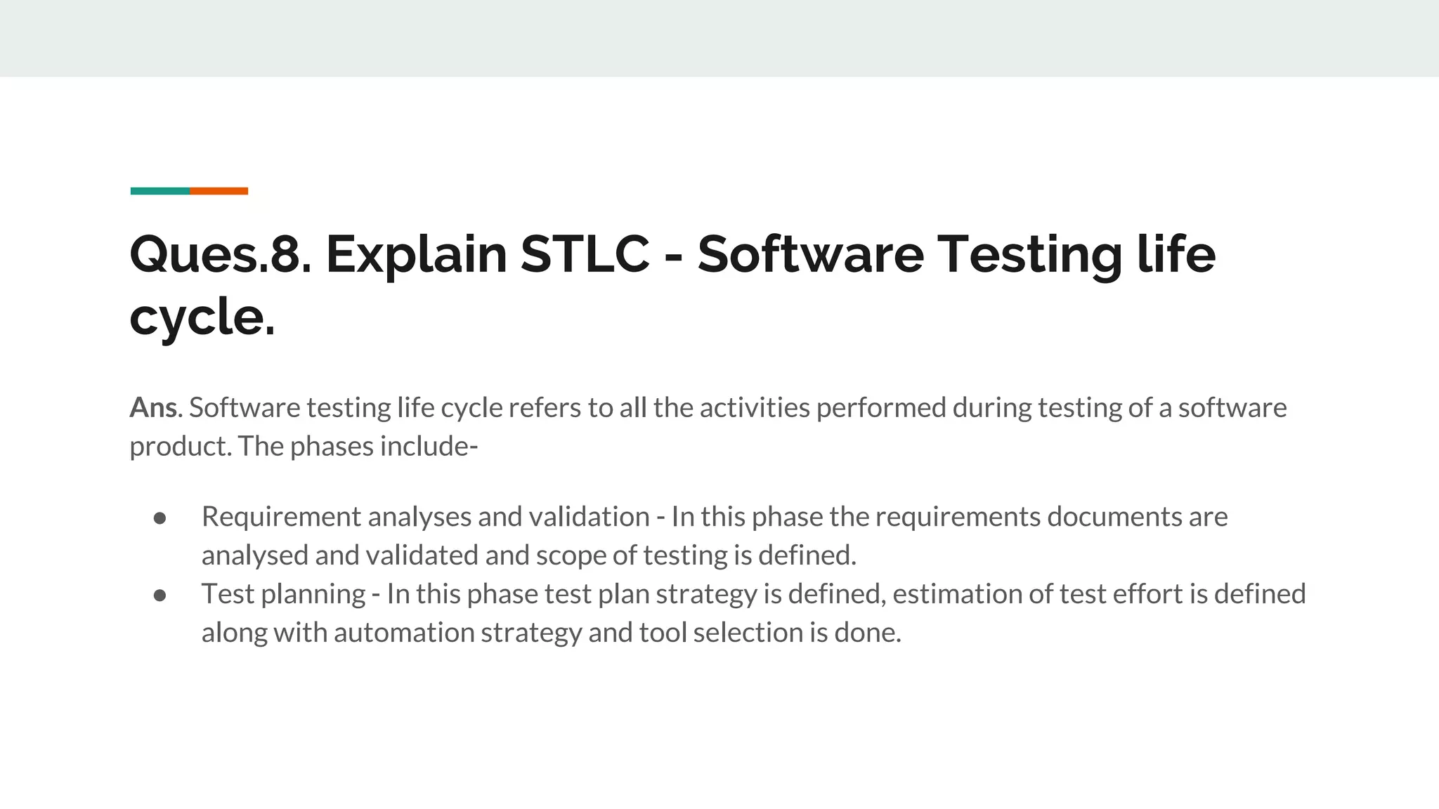 Manual testing interview questions and answers | PPTX